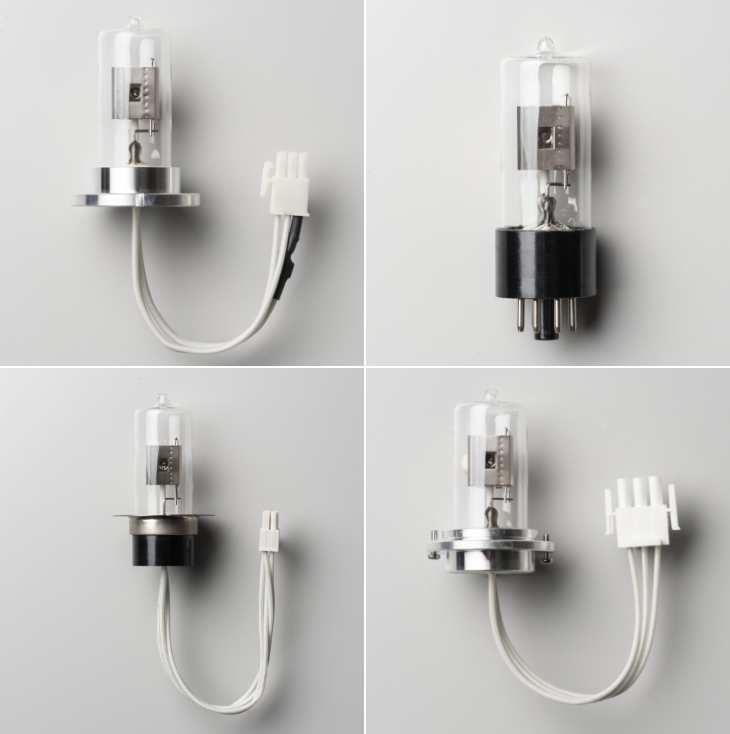 Deuterium lamp for analytical instruments