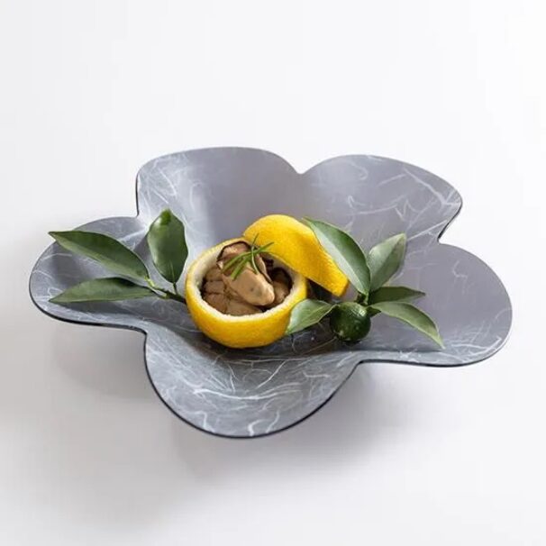 UTSUWA SAKURA plate, Premium Black